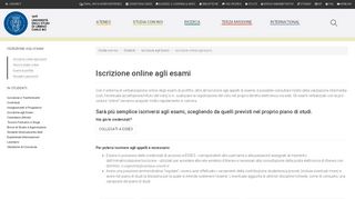 
                            1. Iscrizione online agli esami (Sistema Esse3) - UniUrb