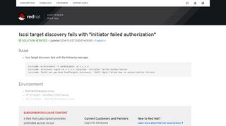 
                            3. Iscsi target discovery fails with 