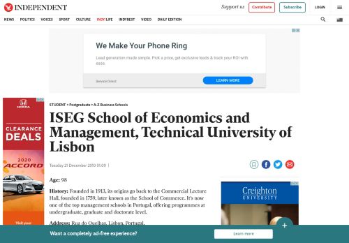 
                            12. ISEG School of Economics and Management, Technical University of ...