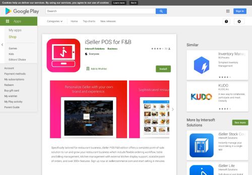 
                            8. iSeller POS for F&B - Aplikasi di Google Play