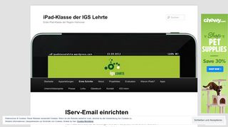 
                            4. IServ-Email einrichten | iPad-Klasse der IGS Lehrte