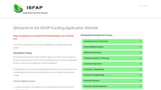 
                            3. ISFAP Online Applications | ISFAP - Ikusasa Student Financial Aid ...