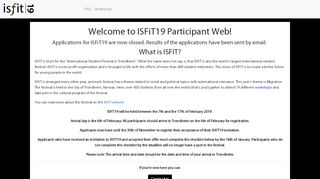 
                            4. ISFiT|19 - Participation