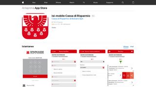 
                            6. isi-mobile Cassa di Risparmio su App Store - iTunes - Apple
