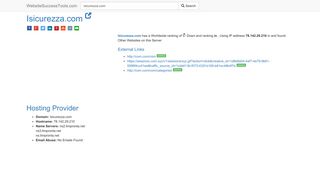 
                            9. Isicurezza.com Error Analysis (By Tools) - WebsiteSuccessTools.com