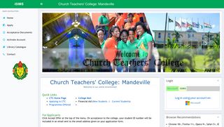 
                            7. iSIMS - Church Teachers' College: Mandeville