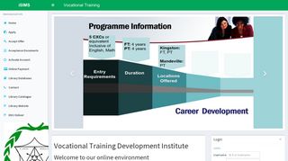 
                            2. iSIMS - Vocational Training Development Institute