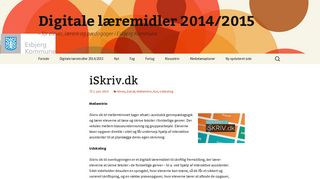 
                            5. iSkriv.dk | Digitale læremidler 2014/2015