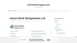 
                            8. Islami Bank Bangladesh Ltd – onlinebankinga2z.com - WordPress.com