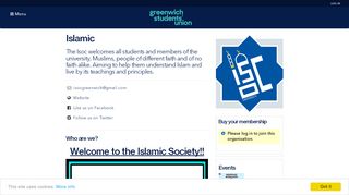 
                            13. Islamic - Greenwich Students' Union