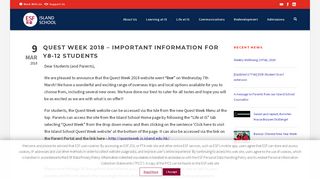
                            8. Island School – ESF Quest Week 2018 - Important Information for Y8 ...