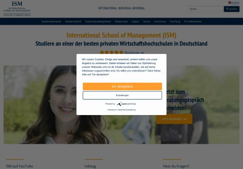 
                            3. ISM: Management Studium | Private Hochschule