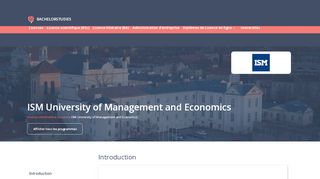 
                            10. ISM University of Management and Economics, Vilnius, Lituanie ...