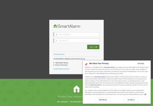 
                            1. iSmartAlarm - Login