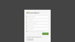 
                            3. iSmartAlarm - Registration