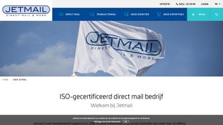 
                            3. ISO-gecertificeerd direct mail bedrijf - Welkom bij Jetmail