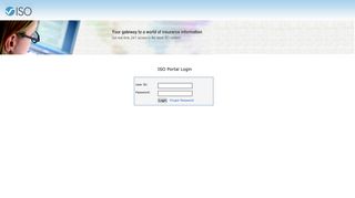 
                            3. ISO Portal: Login Page