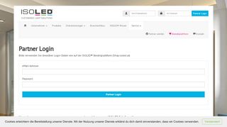 
                            2. ISOLED : Partner Login - ISOLED(R) Customised Light Solutions