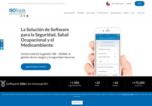
                            2. ISOTools Chile: Software OHSAS 18001