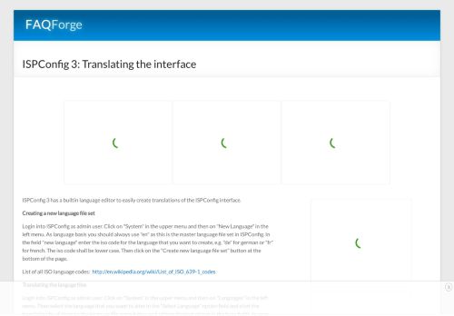 
                            9. ISPConfig 3: Translating the interface - FAQforge