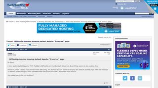 
                            4. ISPConfig domains showing default Apache 