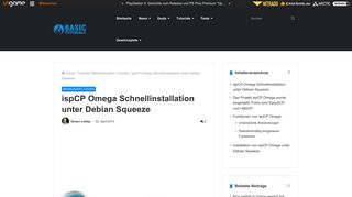 
                            12. ispCP Omega Schnellinstallation unter Debian Squeeze