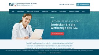 
                            1. ISQ – Willkommen beim Institut für Schulqualität der Länder Berlin und ...