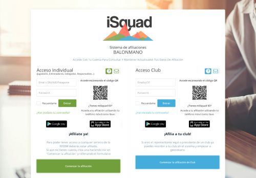 
                            1. ISQUAD - Afiliaciones