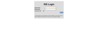 
                            12. ISS | Login