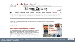 
                            12. ISS übernimmt Oekom Research - Volltext boersen-zeitung.de