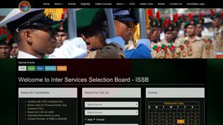 
                            2. ISSB: Inter Services Selection Board