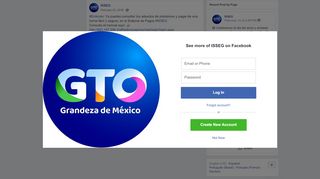 
                            2. ISSEG -   #Entérate: Ya puedes consultar tus adeudos de... | Facebook