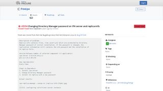 
                            10. Issue #3594: Changing Directory Manager password on IPA server ...