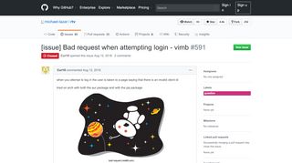 
                            3. [issue] Bad request when attempting login - vimb · Issue #591 ... - GitHub