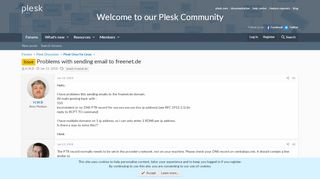 
                            7. Issue - Problems with sending email to freenet.de | Plesk Forum