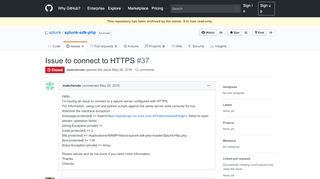 
                            5. Issue to connect to HTTPS · Issue #37 · splunk/splunk-sdk-php · GitHub