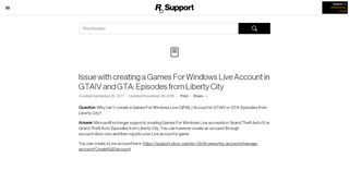 
                            13. Issue with creating a Games For Windows Live Account in GTAIV and ...