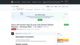 
                            4. Issue with docker login & push with Docker Default Registry - Windows ...