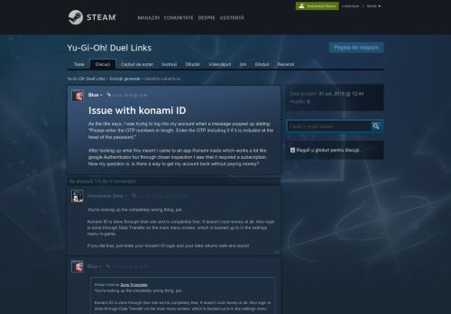 
                            5. Issue with konami ID :: Yu-Gi-Oh! Duel Links Discuții generale