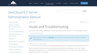 
                            2. Issues and Troubleshooting — ownCloud 8.2 Server Administration ...