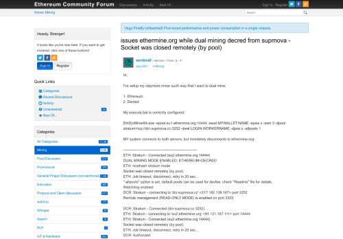 
                            5. issues ethermine.org while dual mining decred from suprnova ...