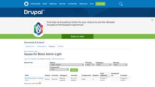 
                            11. Issues for Block Admin Light | Drupal.org