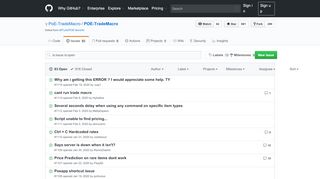 
                            11. Issues · PoE-TradeMacro/POE-TradeMacro · GitHub