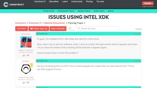 
                            4. Issues using INTEL XDK - Construct Official Forums