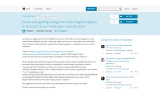 
                            8. Issues with getting Vonage/InContact login to appear in Skuid/SF as ...