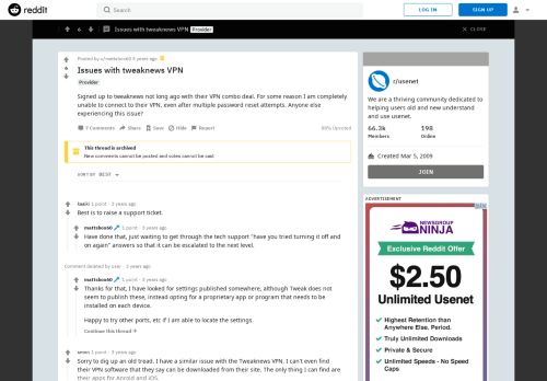 
                            11. Issues with tweaknews VPN : usenet - Reddit