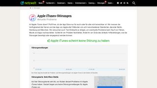 
                            11. Ist Apple iTunes down? - Aktuelle Störungen und Probleme ... - Netzwelt