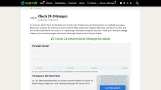 
                            9. Ist Check 24 down? - Aktuelle Störungen und Probleme - NETZWELT
