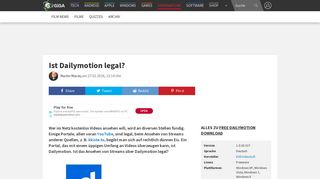 
                            12. Ist Dailymotion legal? – GIGA