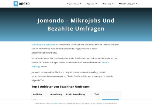 
                            4. Ist Jomondo seriös? Wit testen den Anbieter